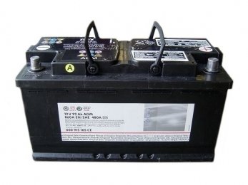 Аккумулятор VAG 92Ah R+ 860A AGM Start-Stop (000915105CE)