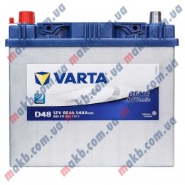 Аккумулятор Varta 60Ah JL+ 540A Blue Dynamic