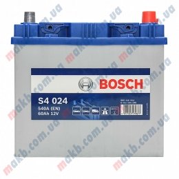 Аккумулятор Bosch S4 Silver 60AH JR+540A (EN)