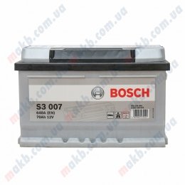 Аккумулятор Bosch S3 70AH R+640A (EN) (Низкобазовый)