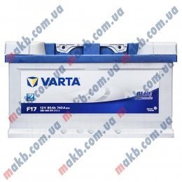 Аккумулятор Varta 80Ah R+ 740A Blue Dynamic (низкобазовый)