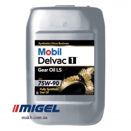 Трансмиссионное масло Mobil Delvac™ 1 Gear Oil LS 75W-90 (20л)
