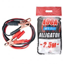 Пусковые провода ALLIGATOR CARLIFE 400A, длина 2,5м пакет