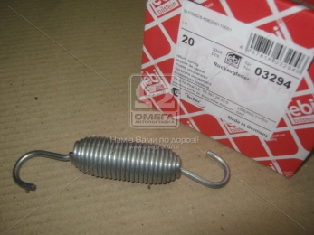 Пружина 148*3,8 рычага торм. BPW (пр-во Febi)