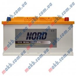 Аккумулятор NORD 90Ah R+ 700A