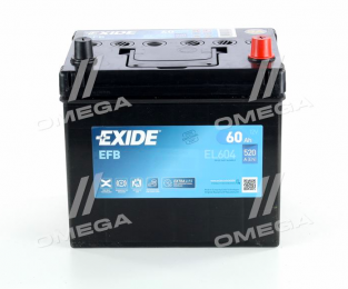 Аккумулятор Exide EFB 60Ah JR+ 520A