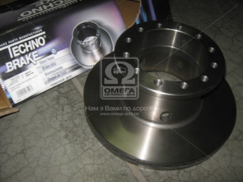 Диск тормозной DAF F1000 (пр-во Techno Brake)