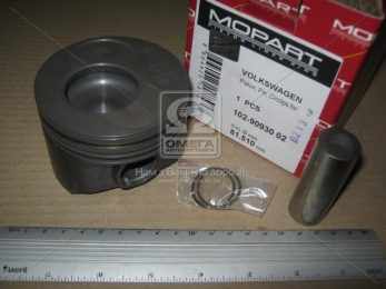 Поршень VAG 81,51 2,0TDi 3-4 цил. AZV,BDJ,BMM,BPW,BDK,BMN,BRF,BKD,BNA,BST,BLB,BPN,BVG (пр-во Mopart)