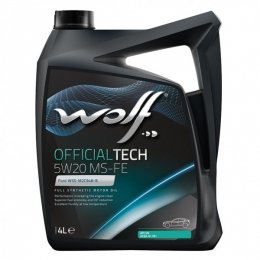 Моторное масло WOLF OFFICIALTECH 5W20 MS-FE