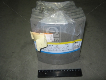 Накладка торм. (компл. на ось) станд. FRUEHAUF,ROR D311ММ,158/126x191 (пр-во Jurid)