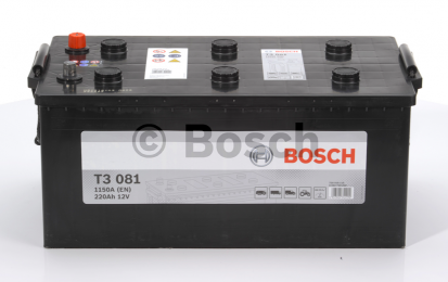 Аккумулятор Bosch T3 (T3081) 220AH L+1150A (EN)