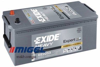 Аккумулятор Exide Expert 225Ah L+ 1150A