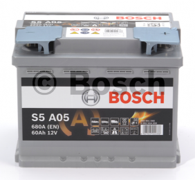 Аккумулятор Bosch S5 AGM 60AH R+680A 