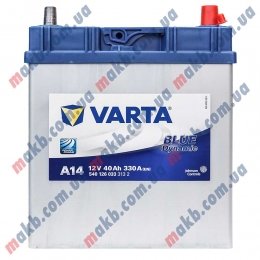 Аккумулятор Varta 40Ah JR+ 330A Blue Dynamic (тонкая клемма)