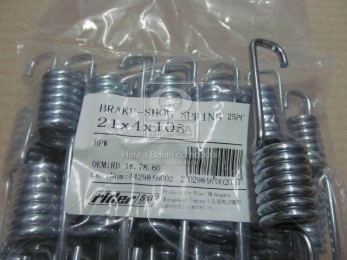 Пружина колодки гальмівний. 21х4х105 BPW (RIDER)