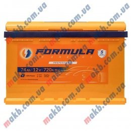 Аккумулятор FORMULA 74Ah R+ 720A