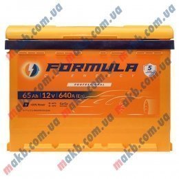 Аккумулятор FORMULA 65Ah R+ 640A