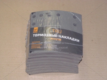 Накладка торм. (компл. на ось) 419х178 (Отв.6,35мм) 2-й рем. ROR TA, FRUEHAUF (пр-во TRU)