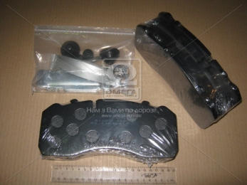 Колодка торм. диск. (компл. на ось) STANDARD BPW, IVECO, MAN 2000,TGM, MB ATEGO, SAF (RIDER)