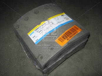 Накладка торм. (компл. на ось) 420х200 станд. BPW, DAF SB, SAF (пр-во Jurid)