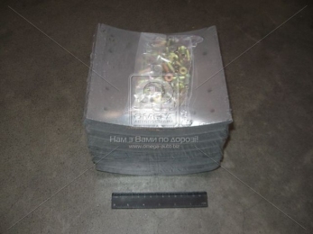 Накладка торм. (компл. на ось) 419х178 (Отв.6,35мм) 1-й рем. ROR TA,TC,TM, FRUEHAUF (пр-во Lumag)