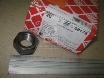 Гайка М24х2х19 SW36 BPW, MAN, SAF (вир-во Febi)