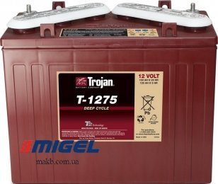 Аккумулятор тяговый TROJAN T1275