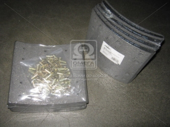 Накладка торм. (компл. на ось) PREMIUM 419х178 (Отв.6,35мм) станд. ROR TA,TC, FRUEHAUF (RIDER)