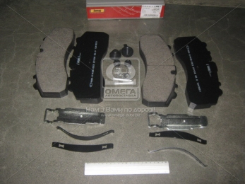 Колодка торм. диск. (компл. на ось) BPW, DAF XF95, IVECO, MB ACTROS, SAF, SCANIA (пр-во Lumag)