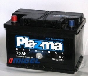 Аккумулятор Plazma Original 75Ah L+ 540A