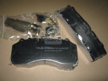 Колодка торм. диск. (компл. на ось) BPW, DAF XF95, IVECO, MB ACTROS, SAF (пр-во TRU)