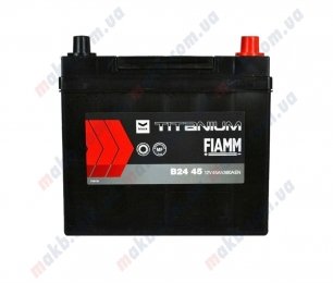 Аккумулятор Fiamm Black Titanium 45Ah JR+ 360A