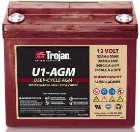 Аккумулятор тяговый TROJAN U1-AGM