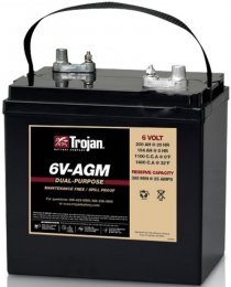 Аккумулятор тяговый TROJAN 6V-AGM