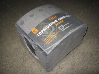 Накладка торм. (компл. на ось) 420х180 станд. BPW, KASSBOHRER, SAF (пр-во TRU)