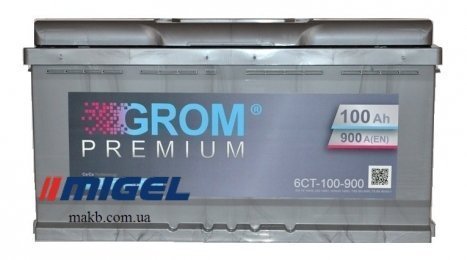 Аккумулятор Grom 100Ah L+ 900A