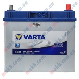 Аккумулятор Varta 45Ah JR+ 330A Blue Dynamic (тонкая клемма)