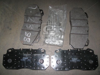 Колодка торм. диск. (компл. на ось) RVI MAGNUM, VOLVO B10/12(95-), ROR TA/TM, передн. (пр-во TRW)