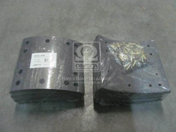 Накладка торм. (компл. на ось) 419х178 (Отв.6,35мм) 2-й рем. ROR TA, FRUEHAUF (RIDER)