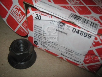 Гайка М18x1,5x40x25 SW27 BPW, IVECO, MAN, VOLVO (пр-во Febi)