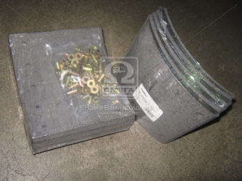 Накладка торм. (компл. на ось) PREMIUM 420х180 станд. BPW, KASSBOHRER, SAF (RIDER)