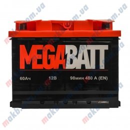 Аккумулятор MegaBatt 60Ah L+ 480A