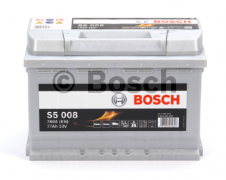 Аккумулятор Bosch S5 Silver Plus 77AH R+780A (EN)