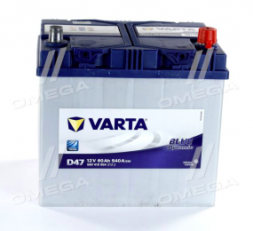 Аккумулятор Varta 60Ah JR+ 540A Blue Dynamic