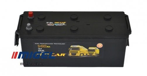 Аккумулятор TOP CAR 140Ah L+ 850A