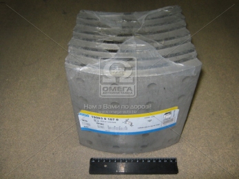 Накладка торм. (компл. на ось) 420х200 станд. DAF XF95,75CF,F85,SB (пр-во Jurid)