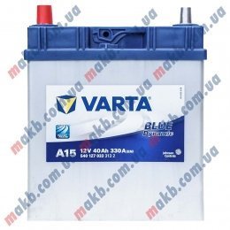 Аккумулятор Varta 40Ah JL+ 330A Blue Dynamic (тонкая клемма)