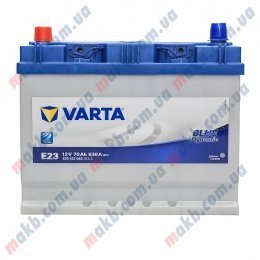 Аккумулятор Varta 70Ah JL+ 630A Blue Dynamic