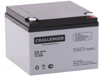Аккумулятор гелевый CHALLENGER AS12-26