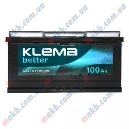 Аккумулятор Klema better 100Ah R+ 850A